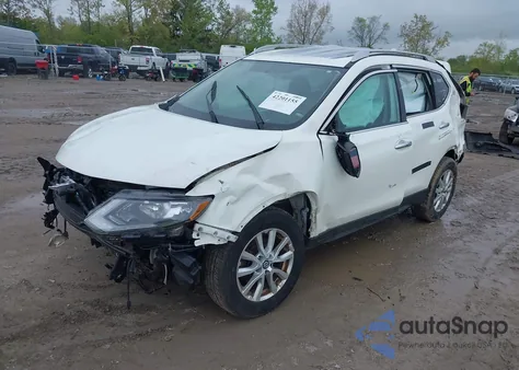 2017 Nissan Rogue Sv из США, поврежденный, VIN 5N1AT2MV0HC770797